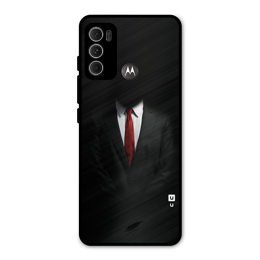 Anonymous Suit Metal Back Case for Moto G60