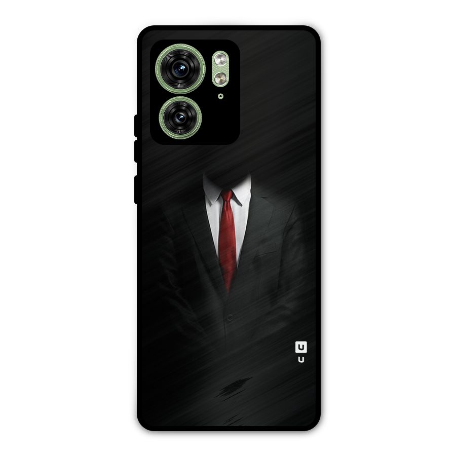 Anonymous Suit Metal Back Case for Motorola Edge 40 5G