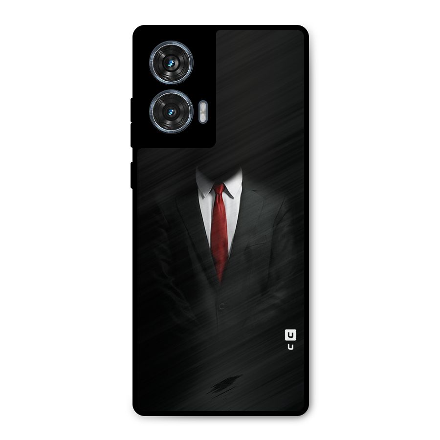 Anonymous Suit Metal Back Case for Motorola Edge 50 Fusion