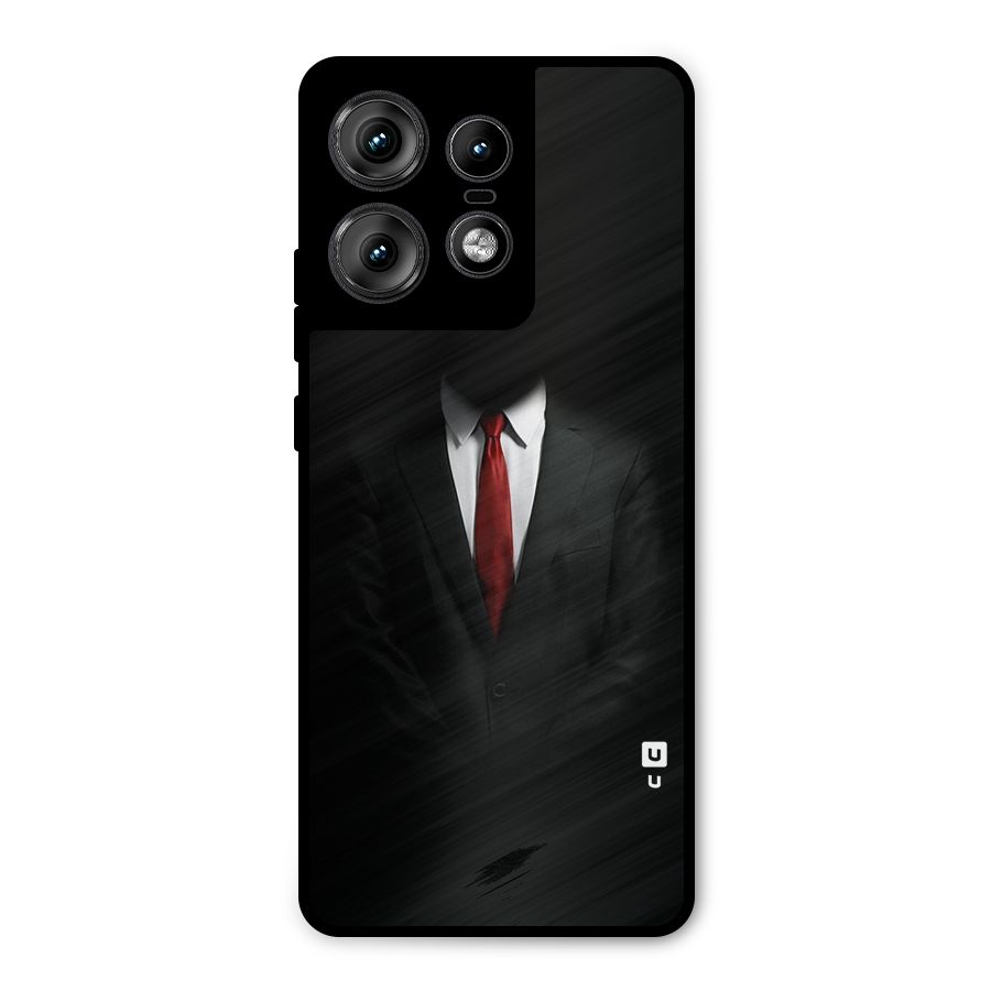 Anonymous Suit Metal Back Case for Motorola Edge 50 Pro