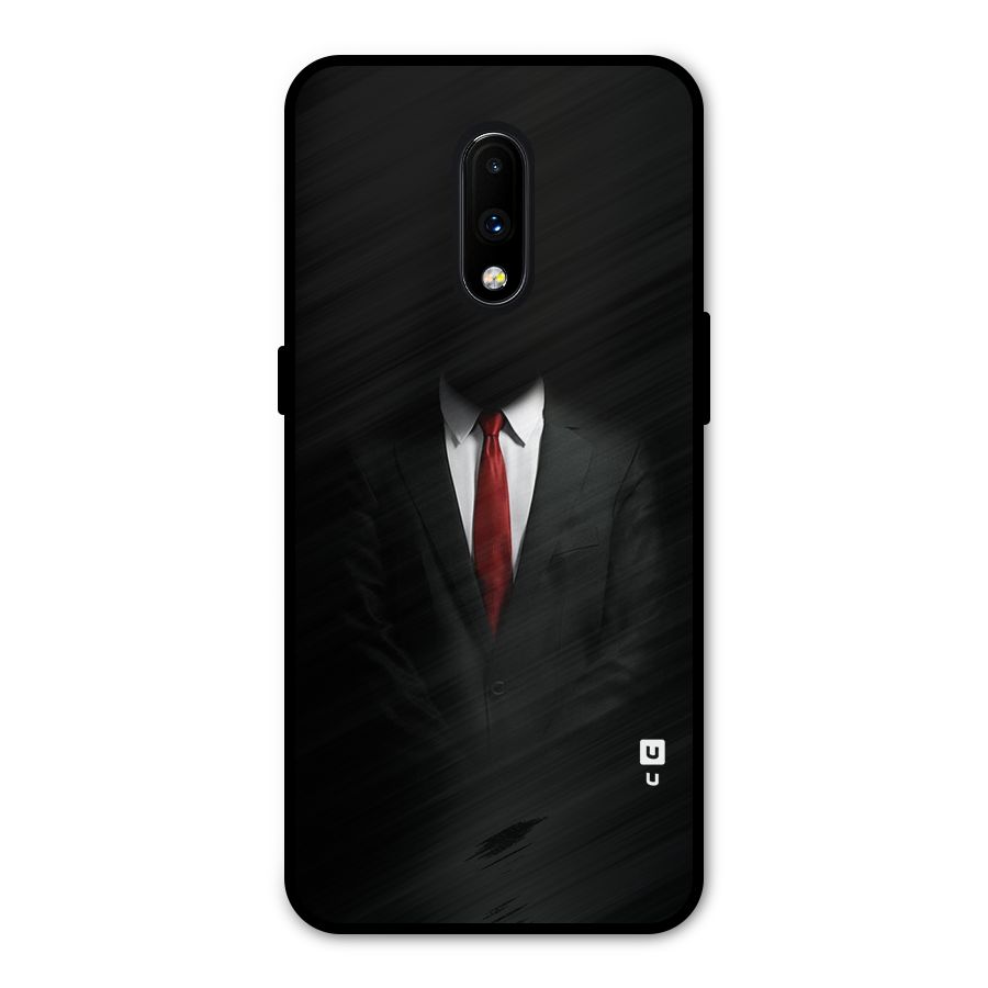 Anonymous Suit Metal Back Case for OnePlus 7