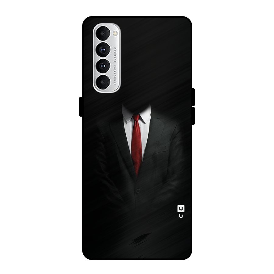 Anonymous Suit Metal Back Case for Oppo Reno4 Pro