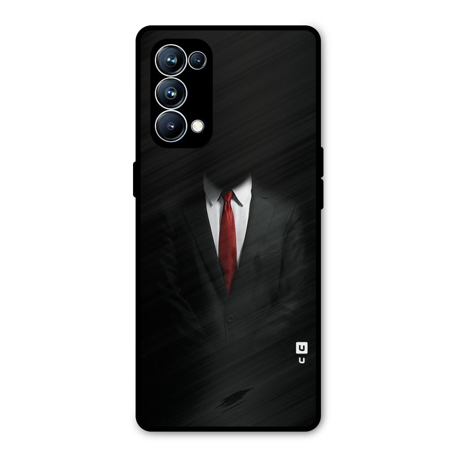 Anonymous Suit Metal Back Case for Oppo Reno5 Pro 5G