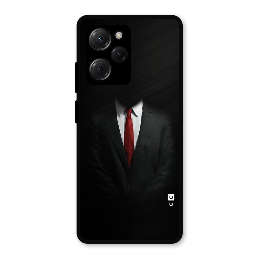 Anonymous Suit Metal Back Case for Poco X5 Pro