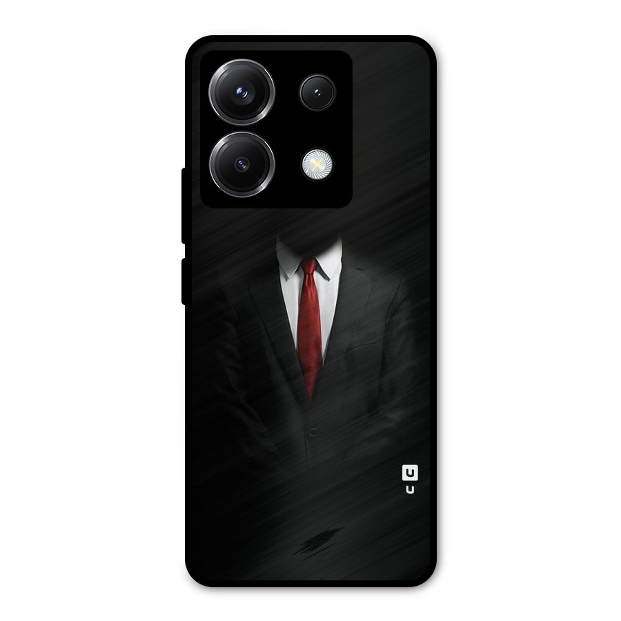 Anonymous Suit Metal Back Case for Poco X6