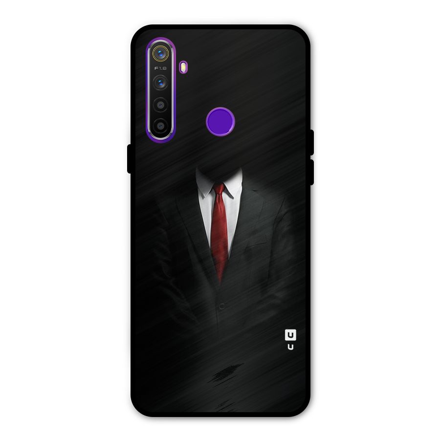 Anonymous Suit Metal Back Case for Realme 5i