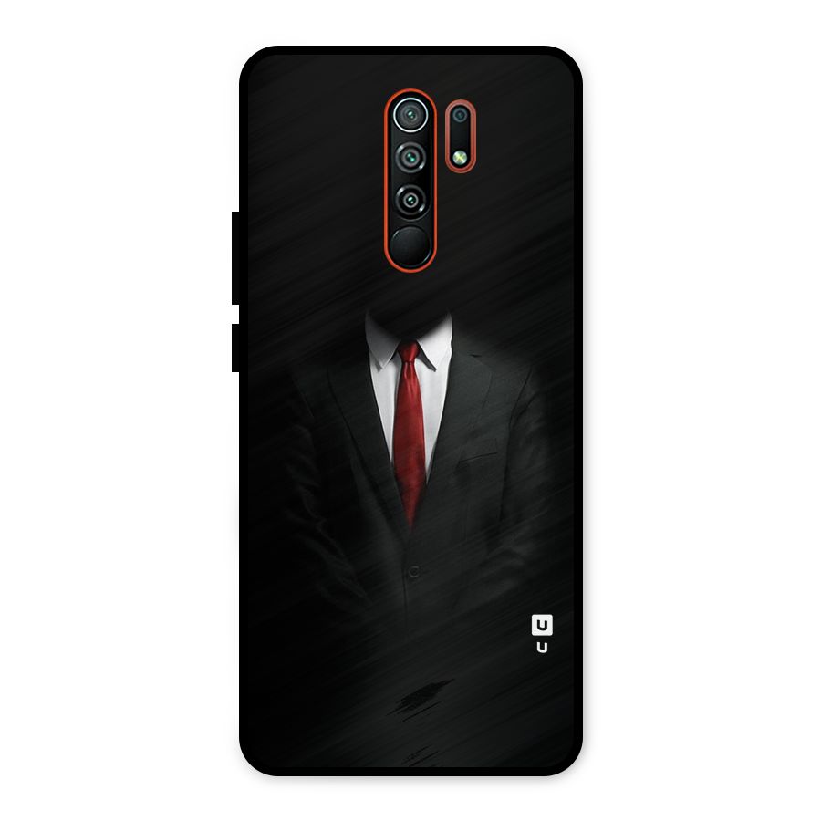 Anonymous Suit Metal Back Case for Redmi 9 Prime