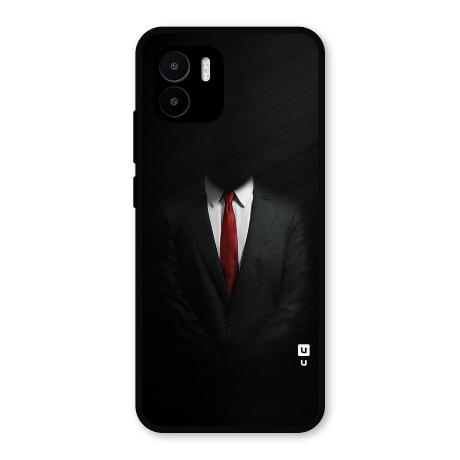 Anonymous Suit Metal Back Case for Redmi A2