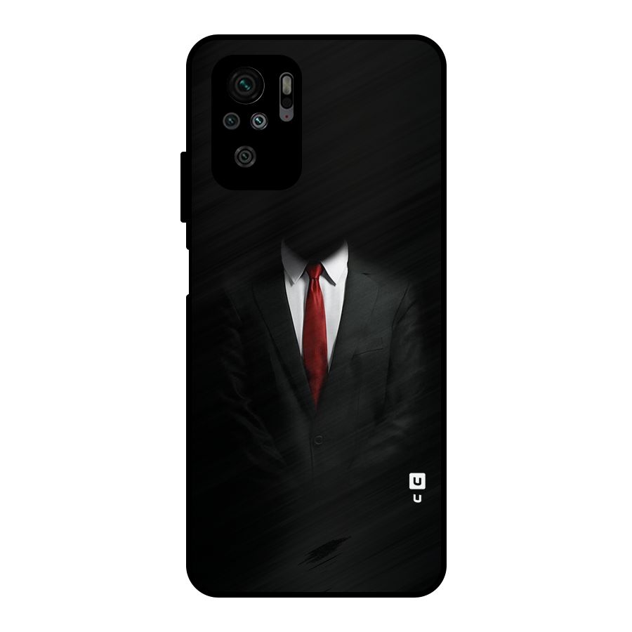 Anonymous Suit Metal Back Case for Redmi Note 10S