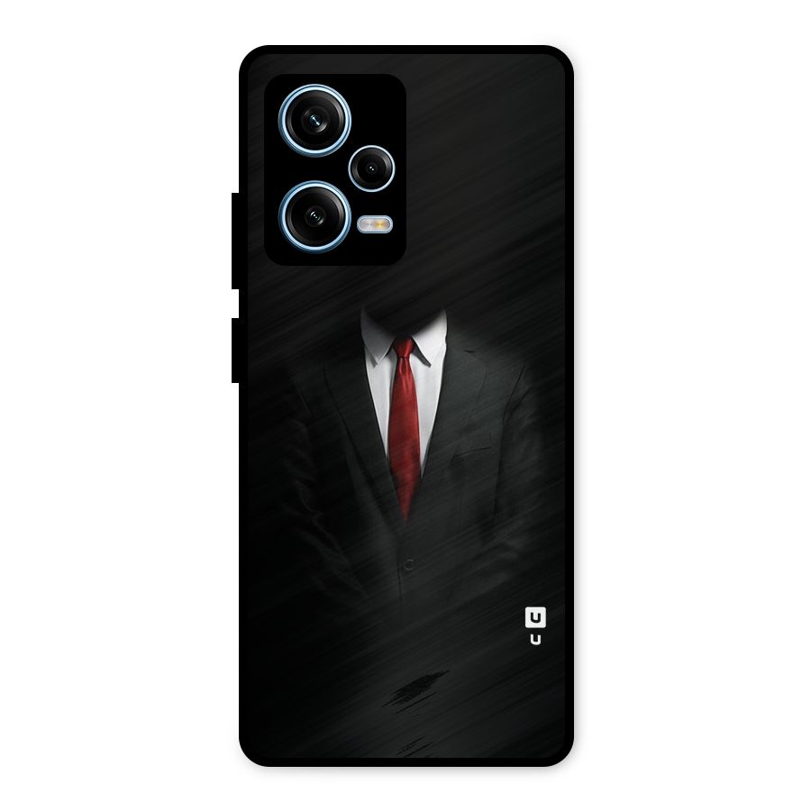 Anonymous Suit Metal Back Case for Redmi Note 12 Pro