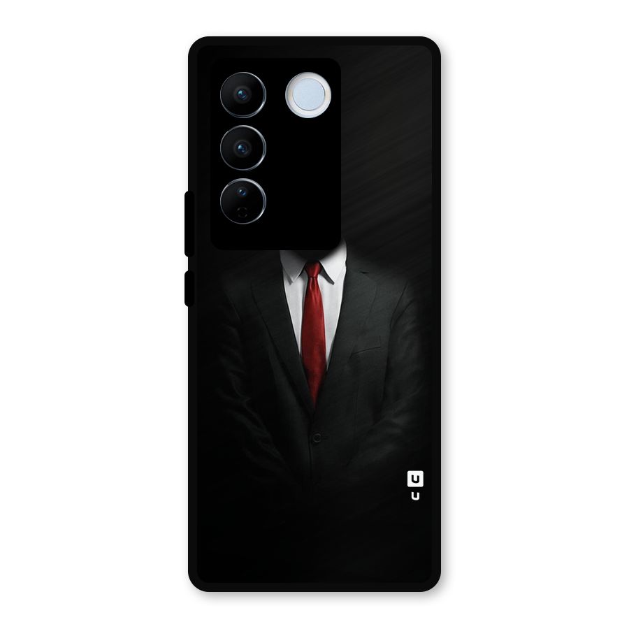 Anonymous Suit Metal Back Case for Vivo V27 Pro