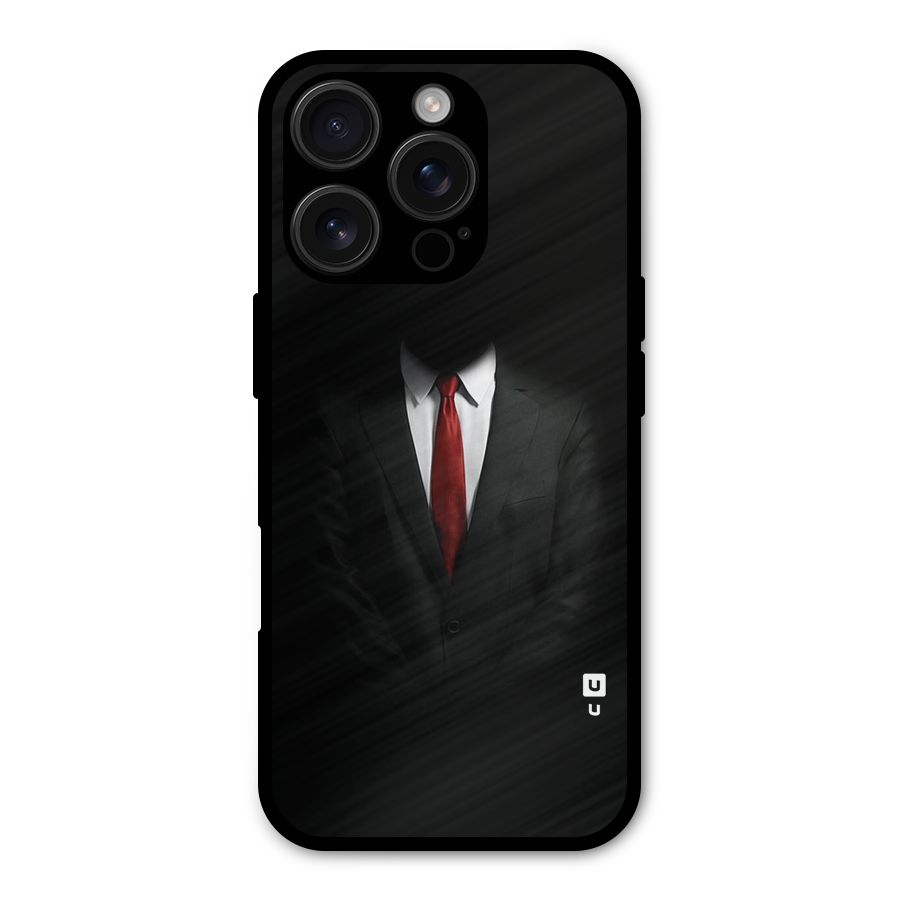 Anonymous Suit Metal Back Case for iPhone 16 Pro