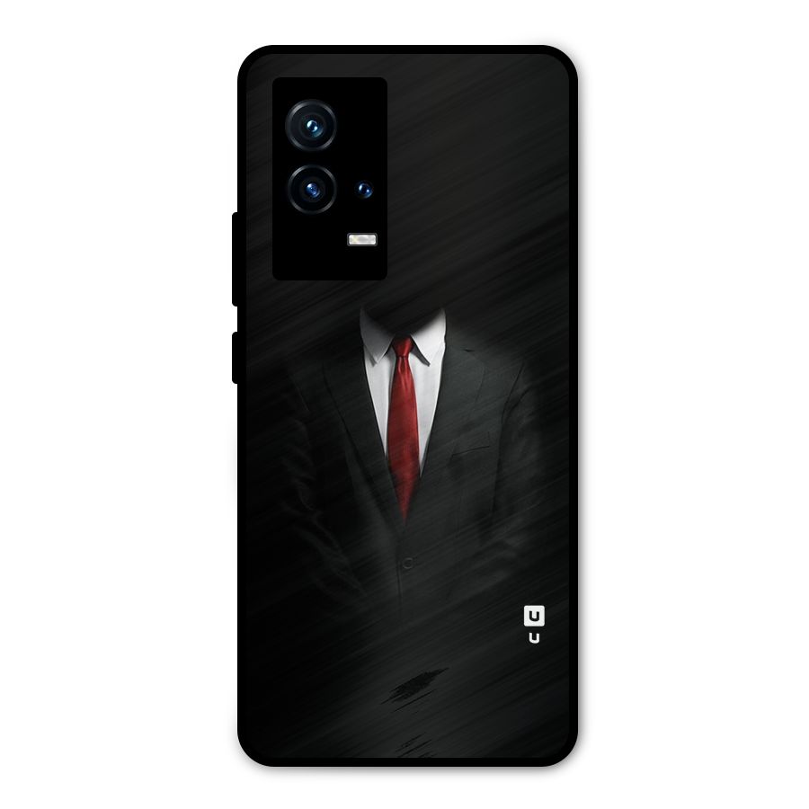 Anonymous Suit Metal Back Case for iQOO 9 5G