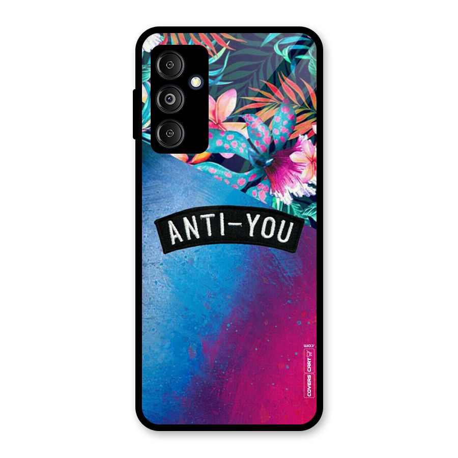 Anti You Glass Back Case for Galaxy M14 5G