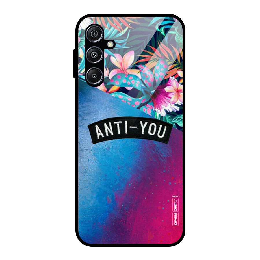 Anti You Glass Back Case for Galaxy M34 5G