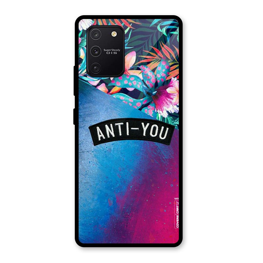 Anti You Glass Back Case for Galaxy S10 Lite