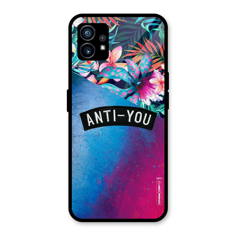 Anti You Glass Back Case for Nothing Phone 1