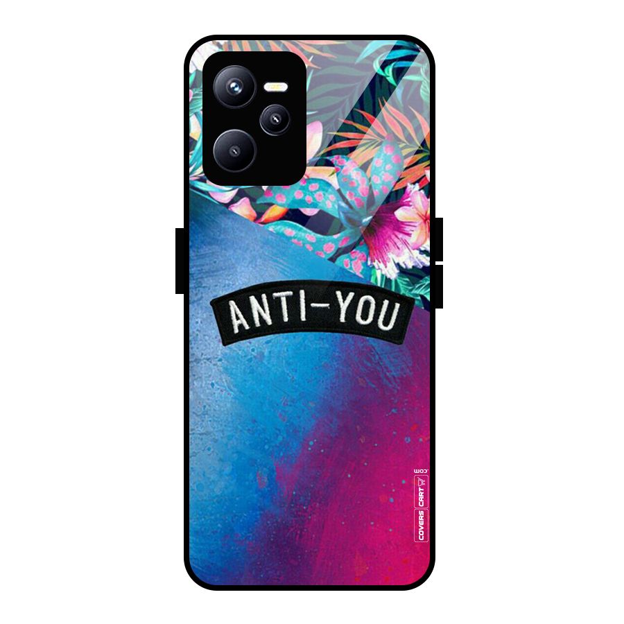 Anti You Glass Back Case for Realme C35