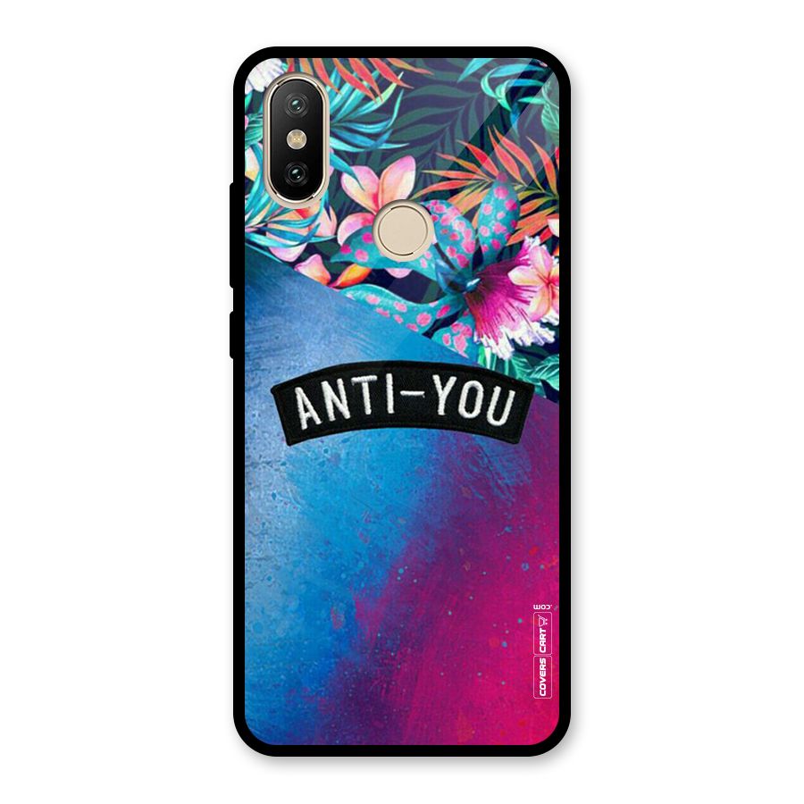 Anti You Glass Back Case for Redmi A2