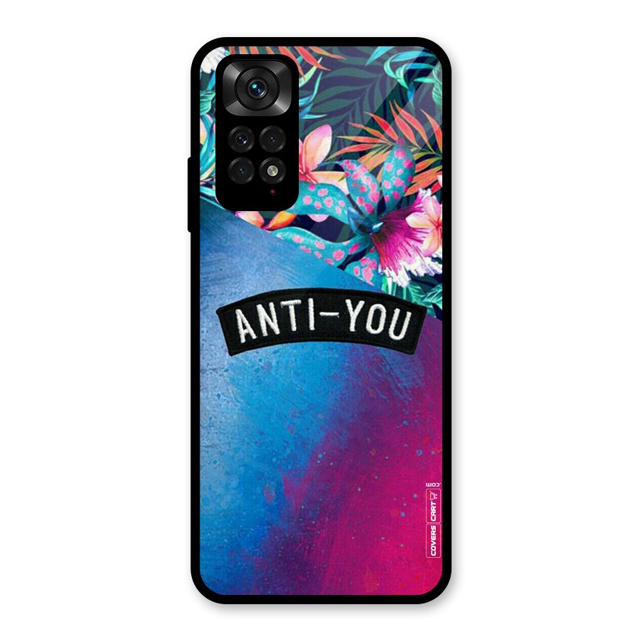 Anti You Glass Back Case for Redmi Note 11S