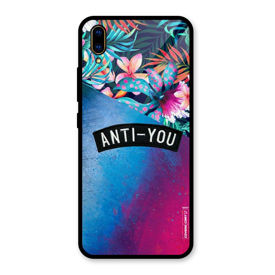 Anti You Glass Back Case for Vivo V11 Pro