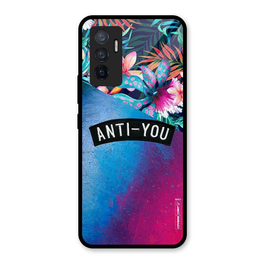 Anti You Glass Back Case for Vivo V23e