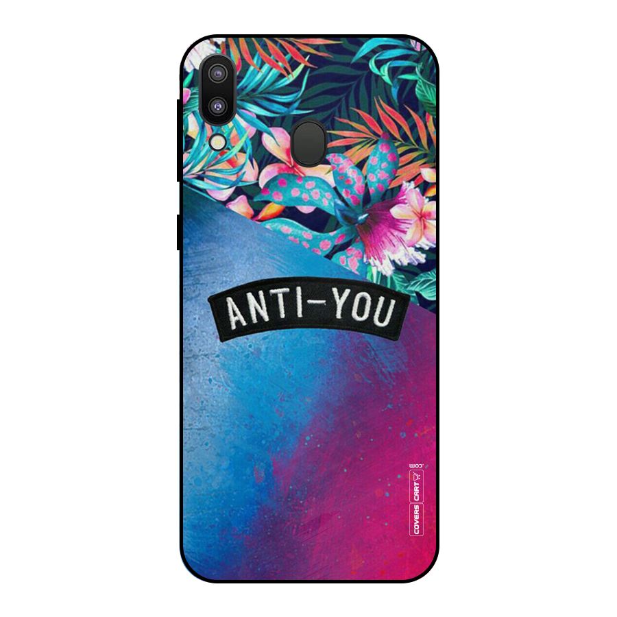 Anti You Metal Back Case for Galaxy M20
