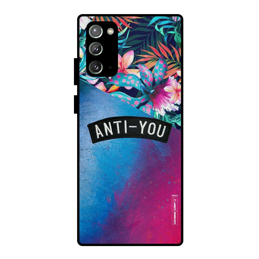Anti You Metal Back Case for Galaxy Note 20