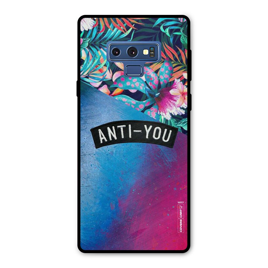 Anti You Metal Back Case for Galaxy Note 9