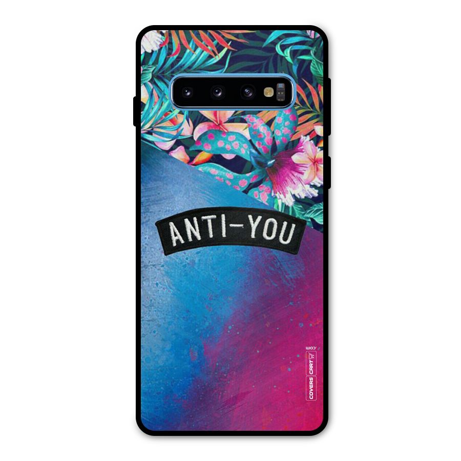 Anti You Metal Back Case for Galaxy S10