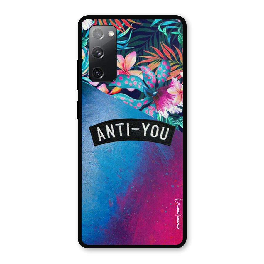 Anti You Metal Back Case for Galaxy S20 FE 5G