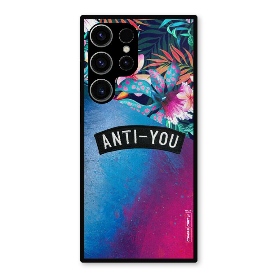 Anti You Metal Back Case for Galaxy S23 Ultra