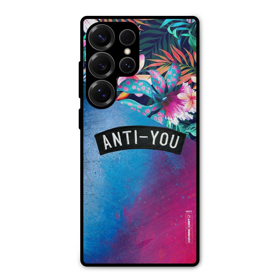 Anti You Metal Back Case for Galaxy S25 Ultra
