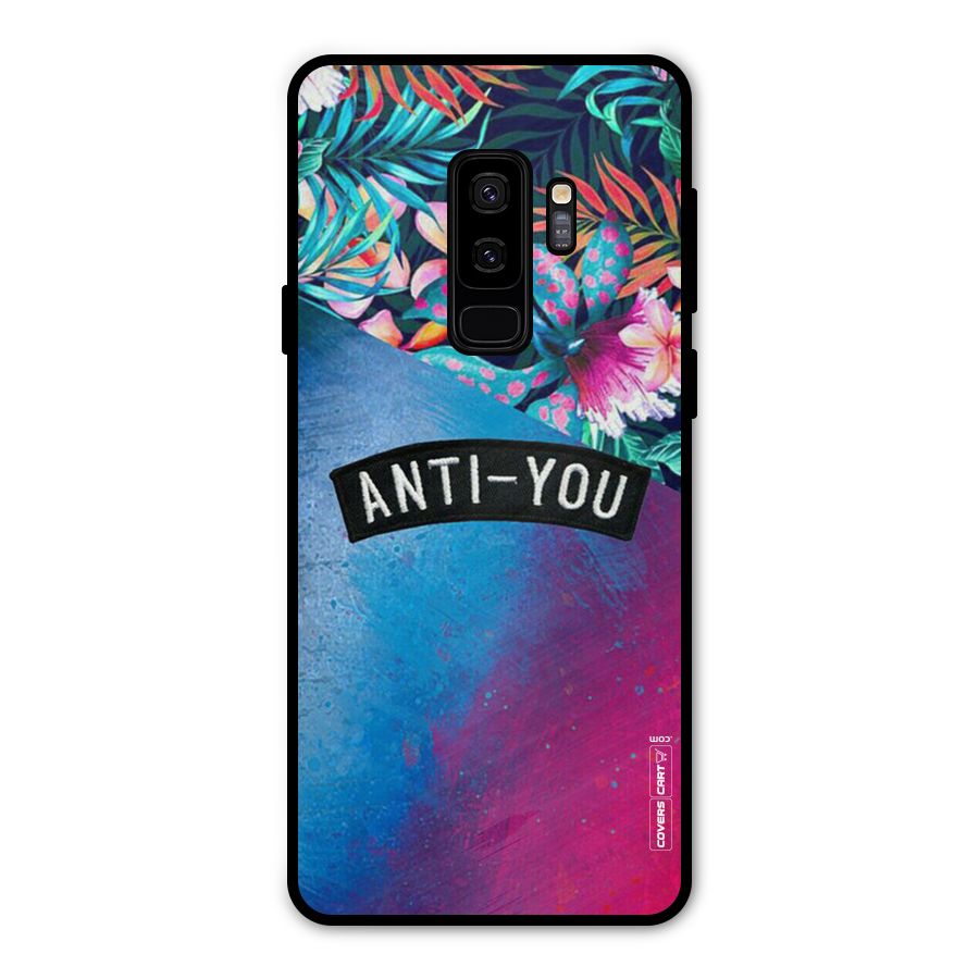 Anti You Metal Back Case for Galaxy S9 Plus