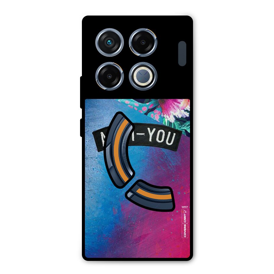 Anti You Metal Back Case for Infinix GT 20 Pro