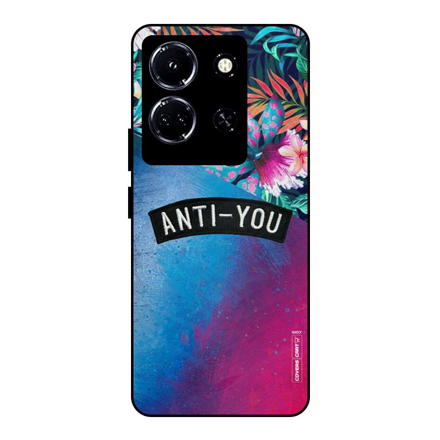 Anti You Metal Back Case for Infinix Note 30 5G