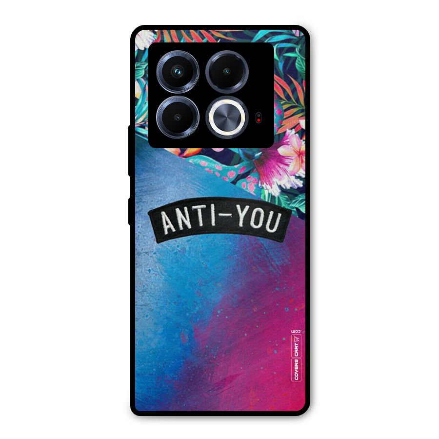Anti You Metal Back Case for Infinix Note 40 5G