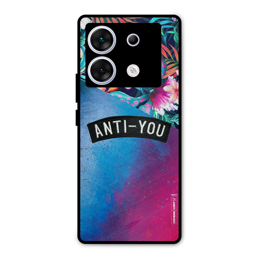 Anti You Metal Back Case for Infinix Zero 30 5G