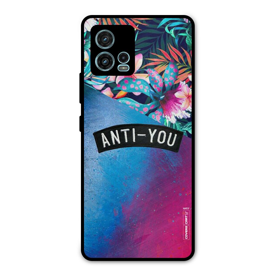 Anti You Metal Back Case for Moto G72