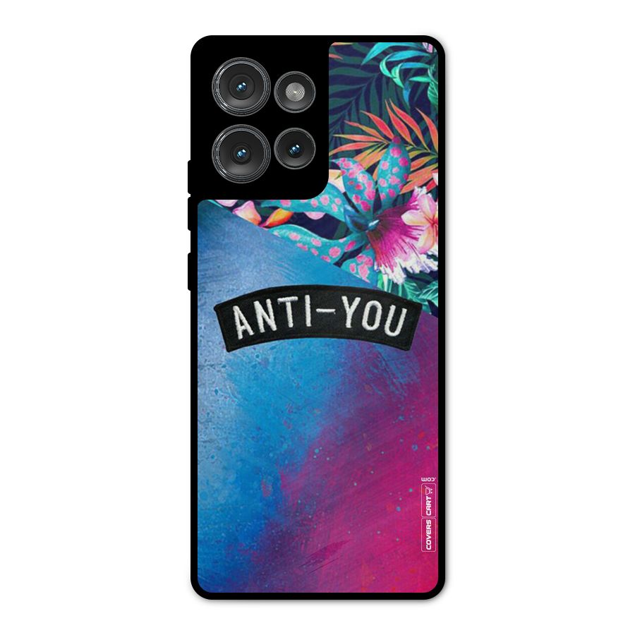 Anti You Metal Back Case for Motorola Edge 50
