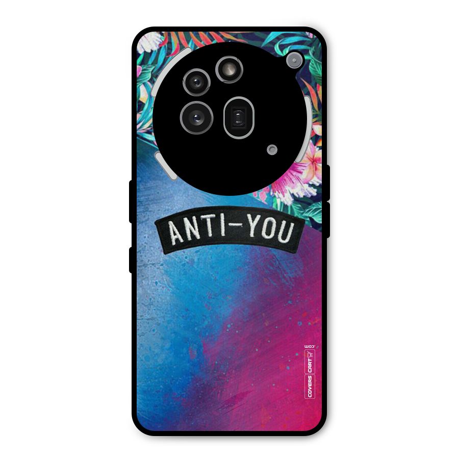 Anti You Metal Back Case for Nothing Phone 3a Pro