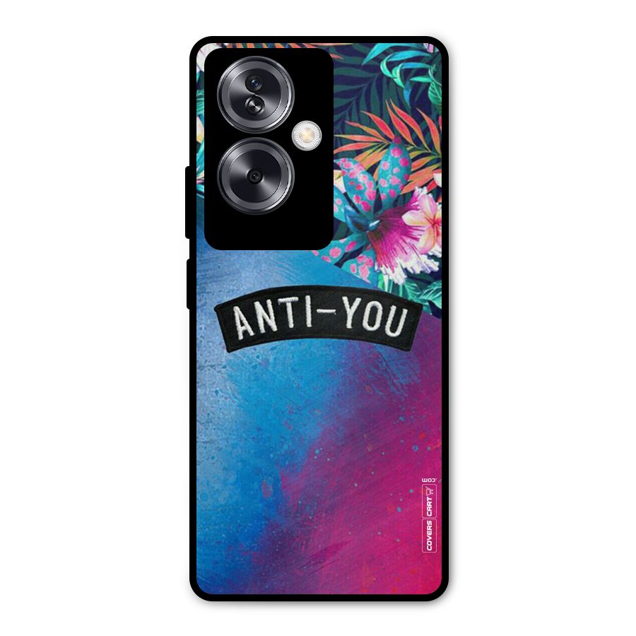 Anti You Metal Back Case for Oppo A79 5G