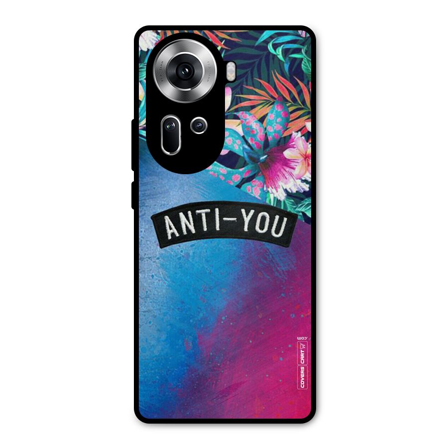 Anti You Metal Back Case for Oppo Reno11 5G