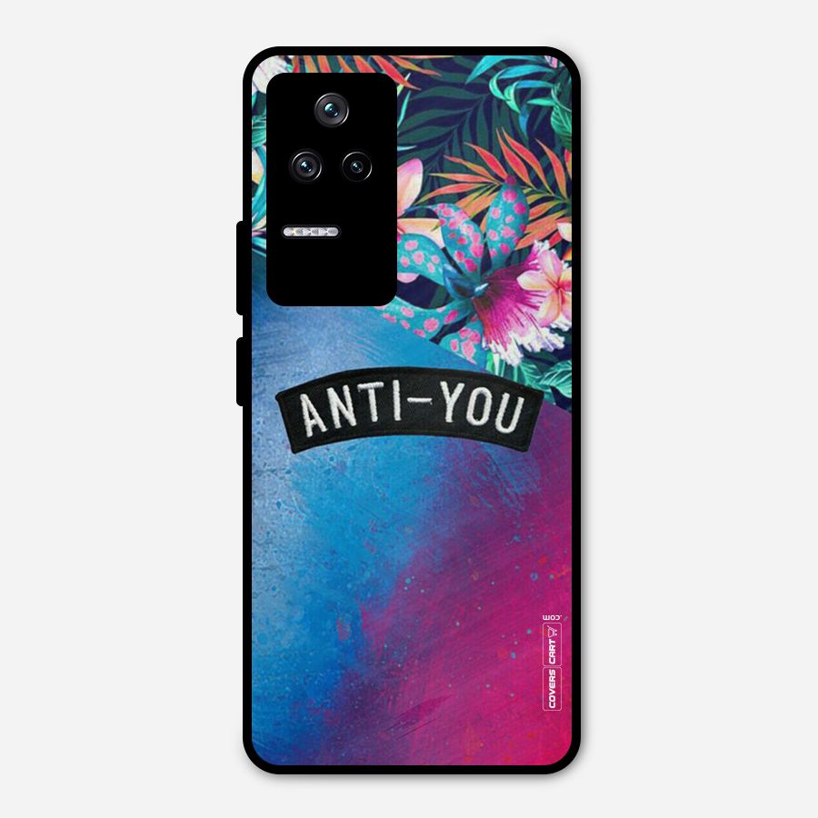 Anti You Metal Back Case for Poco F4 5G