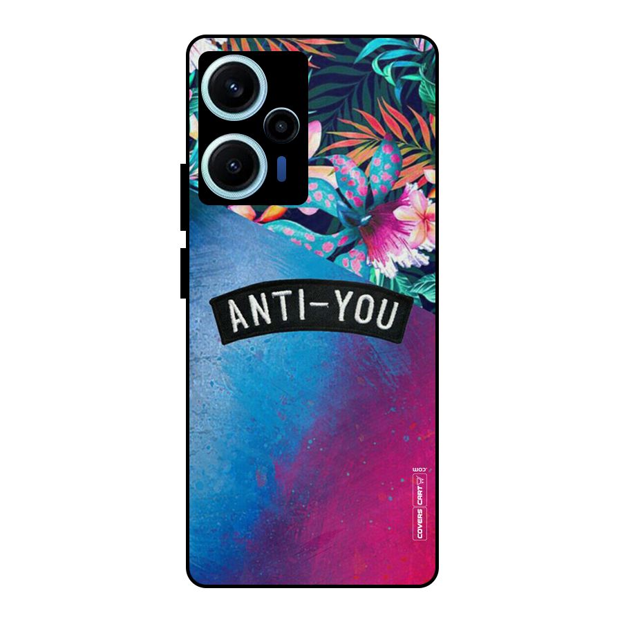 Anti You Metal Back Case for Poco F5