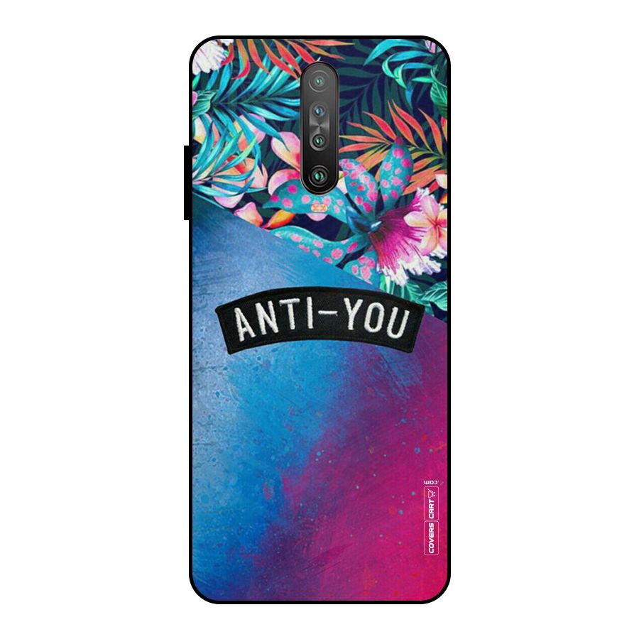 Anti You Metal Back Case for Poco X2