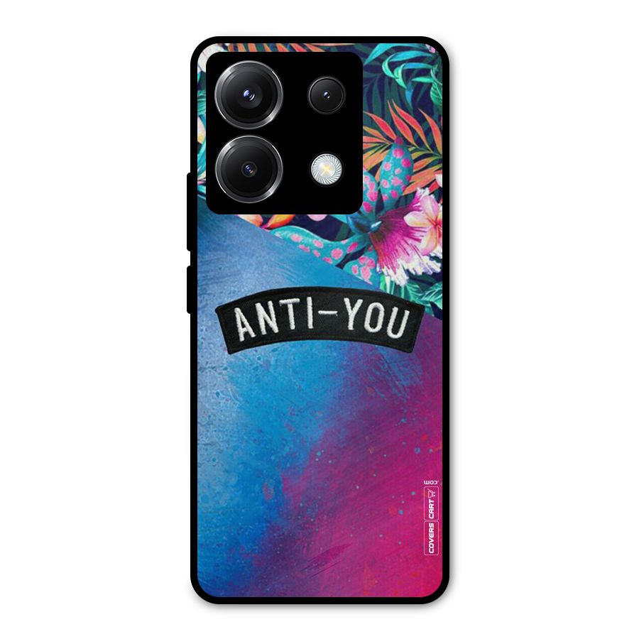 Anti You Metal Back Case for Poco X6