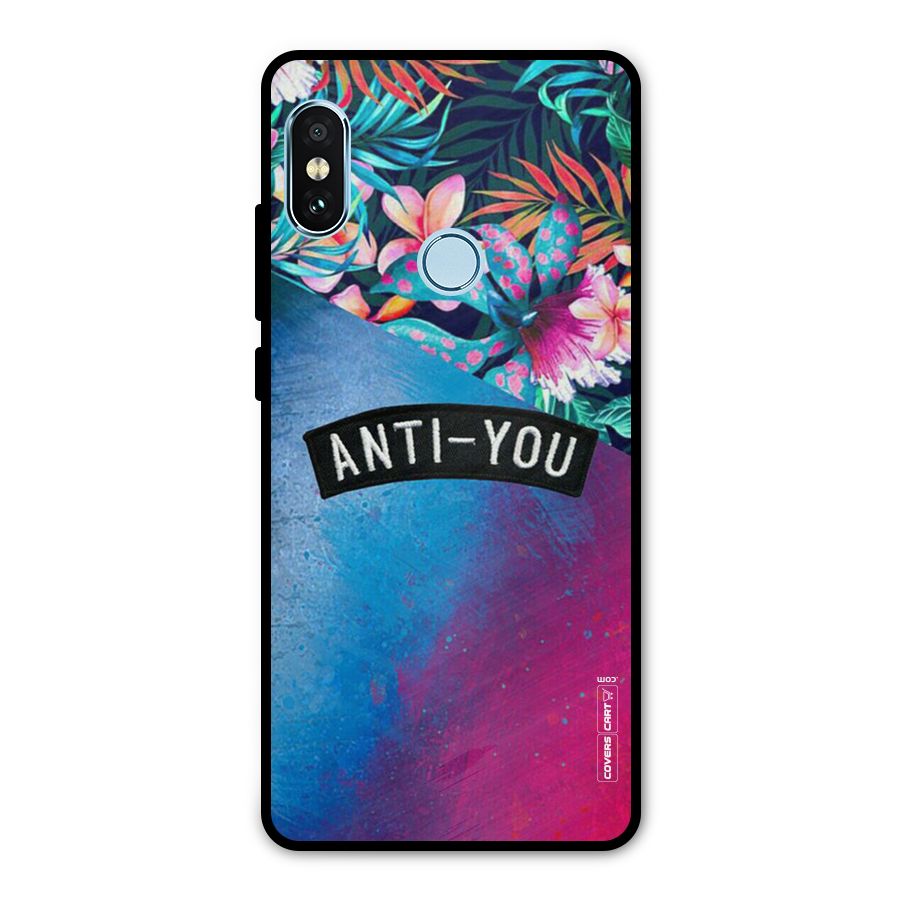 Anti You Metal Back Case for Redmi Note 5 Pro