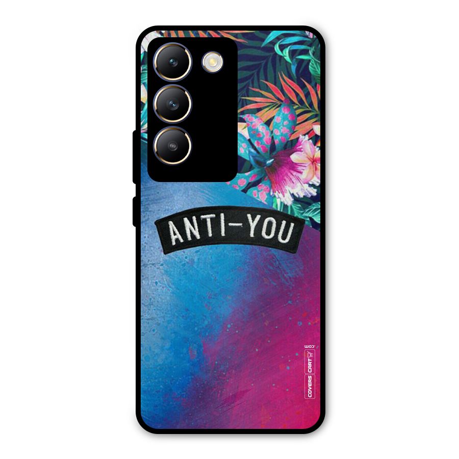 Anti You Metal Back Case for Vivo T3 5G