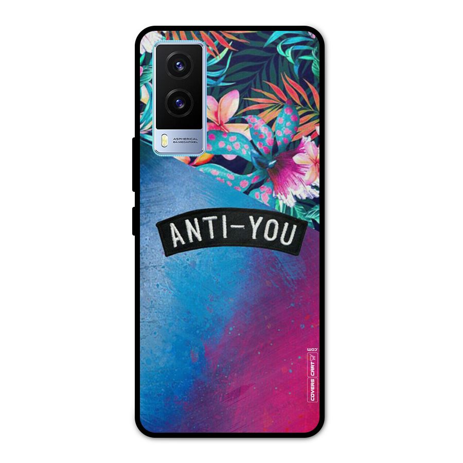 Anti You Metal Back Case for Vivo V21e 5G